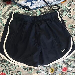 Nike Women's Navy Blue Athletic Shorts